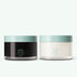 CORPUS Katrafay Body Scrub and CORPUS Nº Green Body Butter (5.5 fl oz each) in glass jars with mint lids.