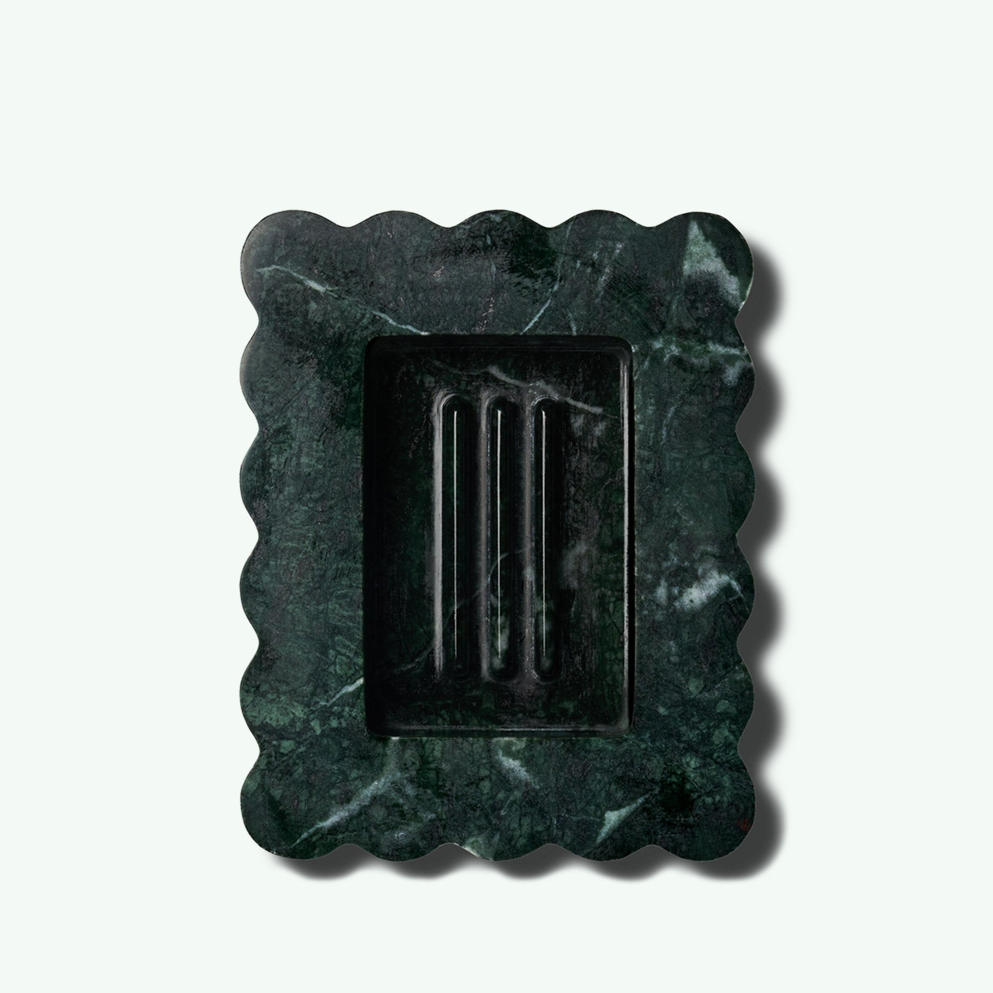 The Soap Tray in Dark Emerald Green